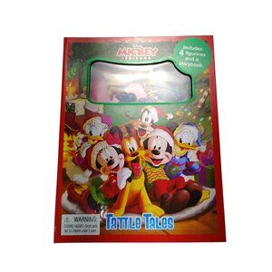 Disney Mickey and Friends Tattle Tales Storybook Set With 4 Figurines